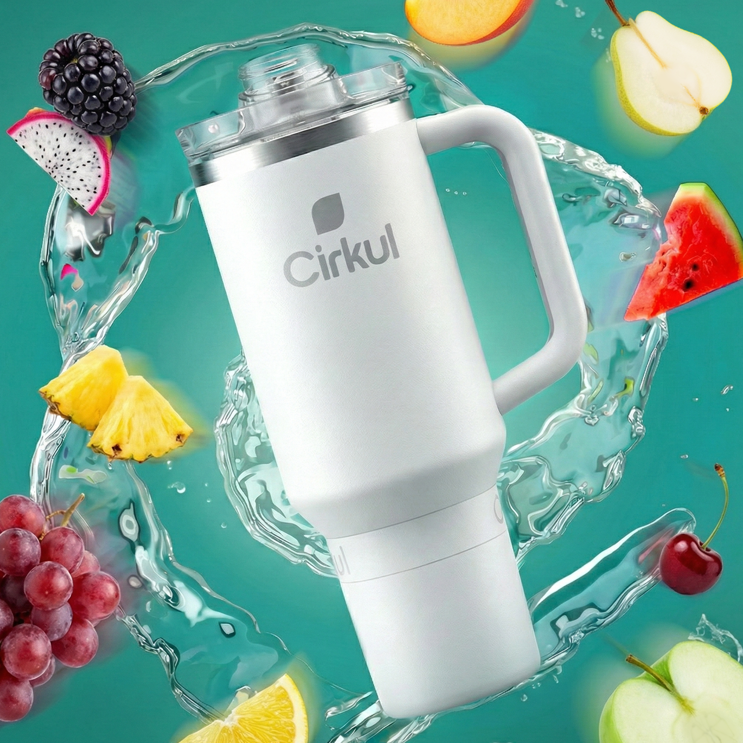 Cirkul Tumbler – Pearl - Quick Fill