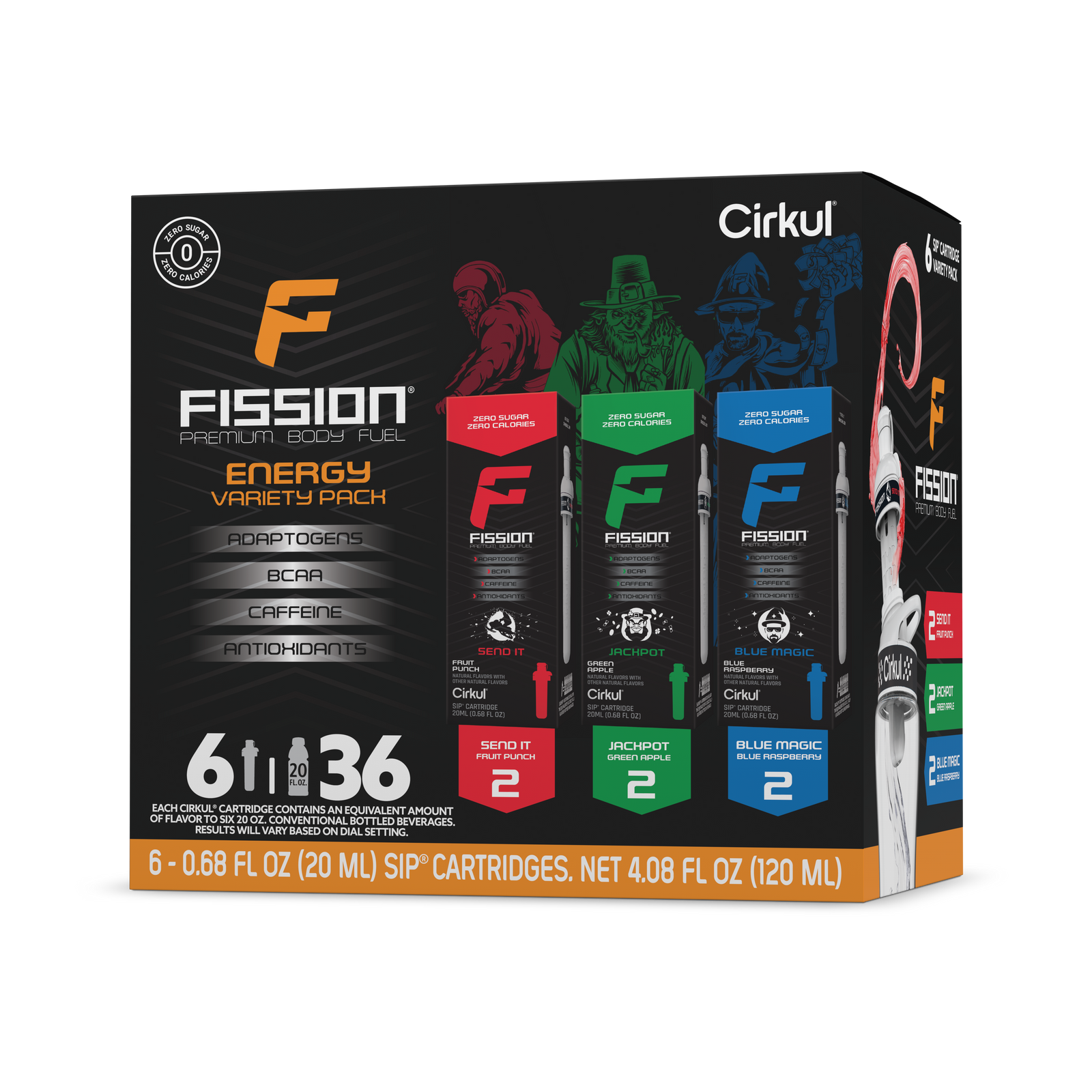 Fission® 6-Pack Variety Pack - Classic Flavor Pack