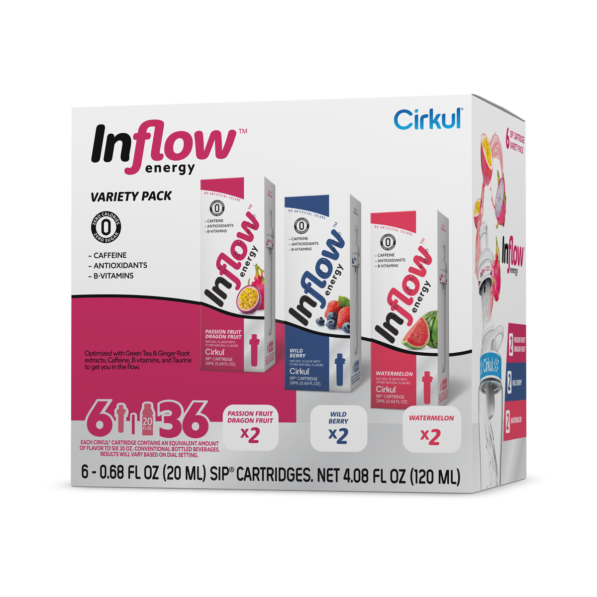 Inflow Energy® 6-Pack Variety Pack - Family Picks