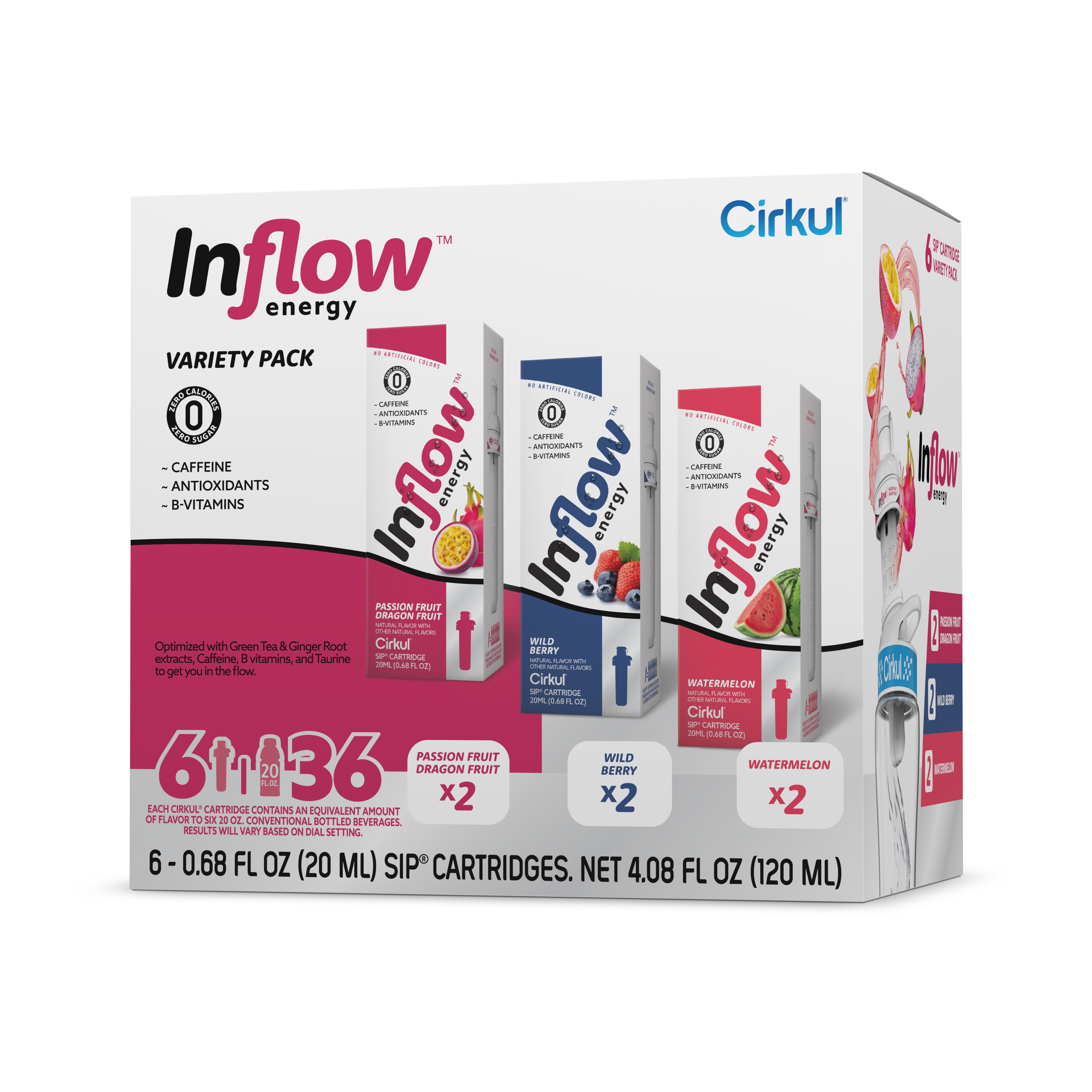 Inflow Energy® 6-Pack Variety Pack - Family Picks
