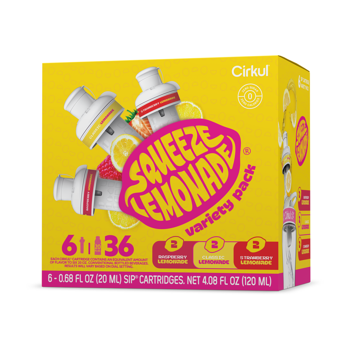 Squeeze Lemonade® 6-Pack Variety Pack - Daily Sip Set