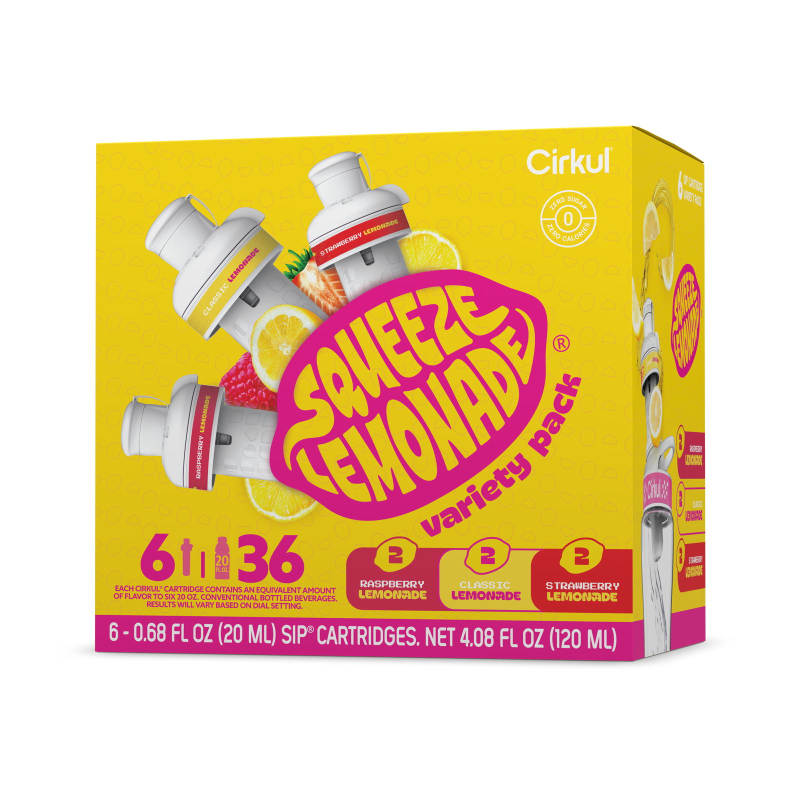 Squeeze Lemonade® 6-Pack Variety Pack - Daily Sip Set