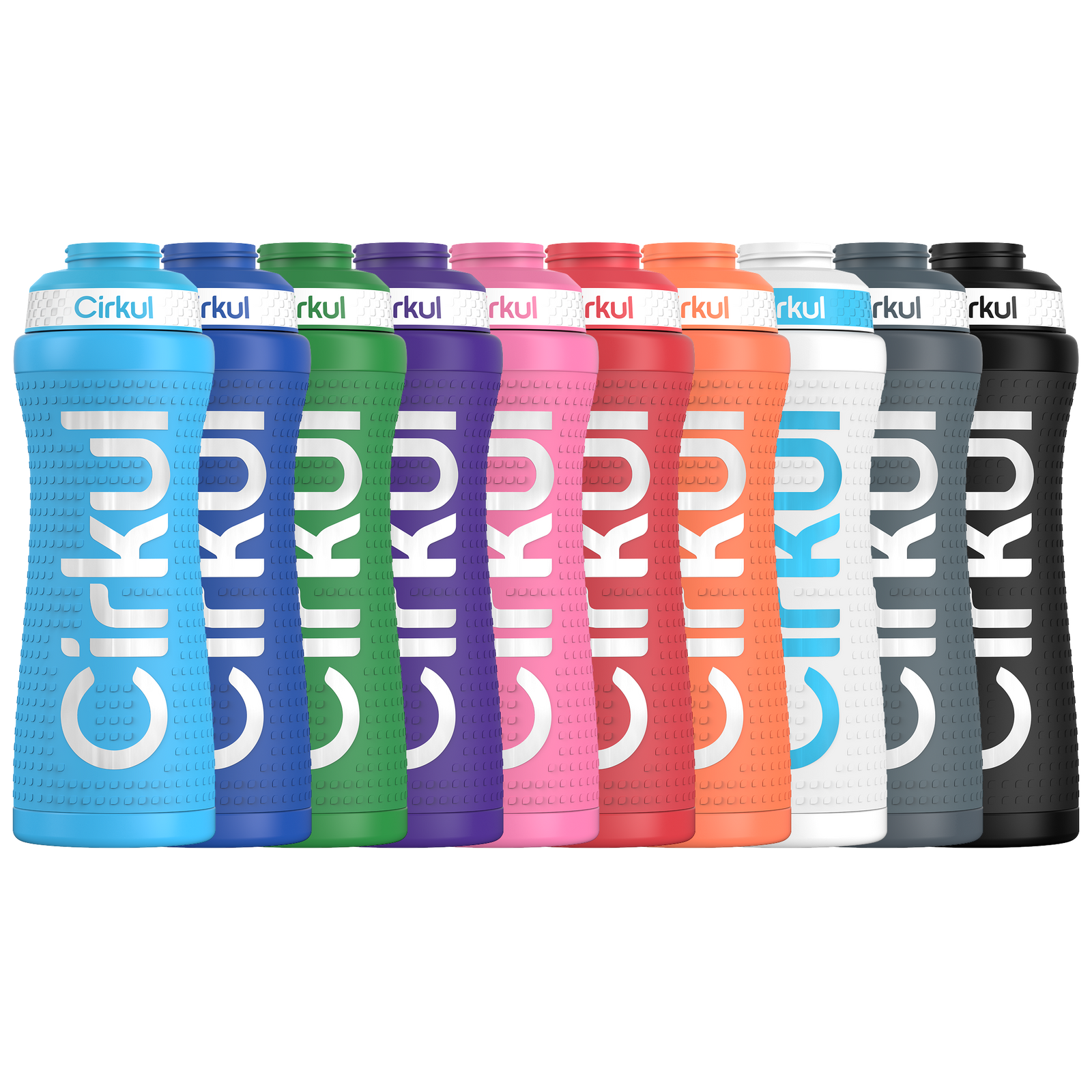 22oz. Grip Stainless Steel Bottle & Sport Lid - Clean Finish