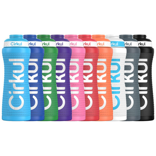 22oz. Grip Stainless Steel Bottle & Sport Lid - Clean Finish