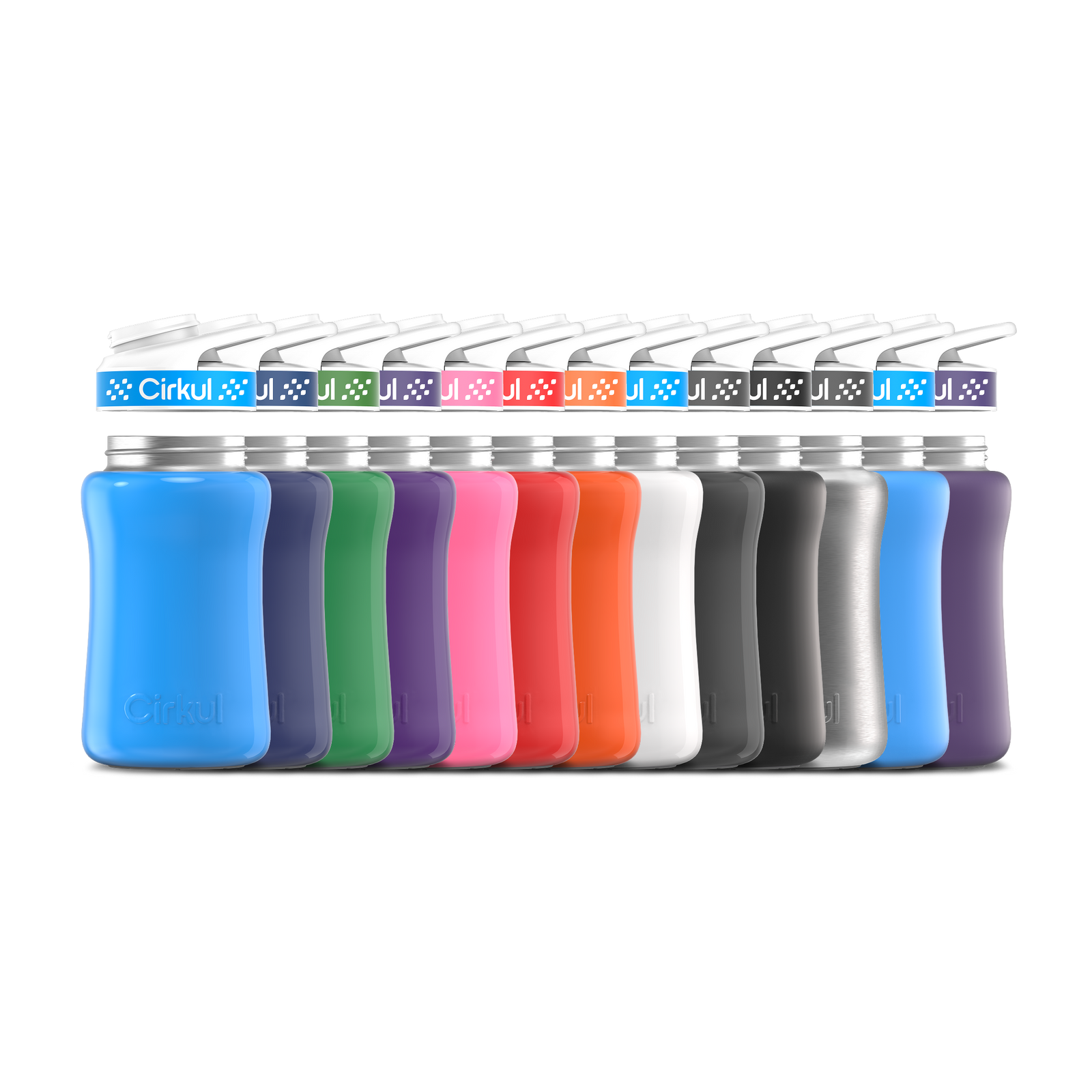 12oz. Stainless Steel Bottle & Comfort Grip Lid - Essential Fit