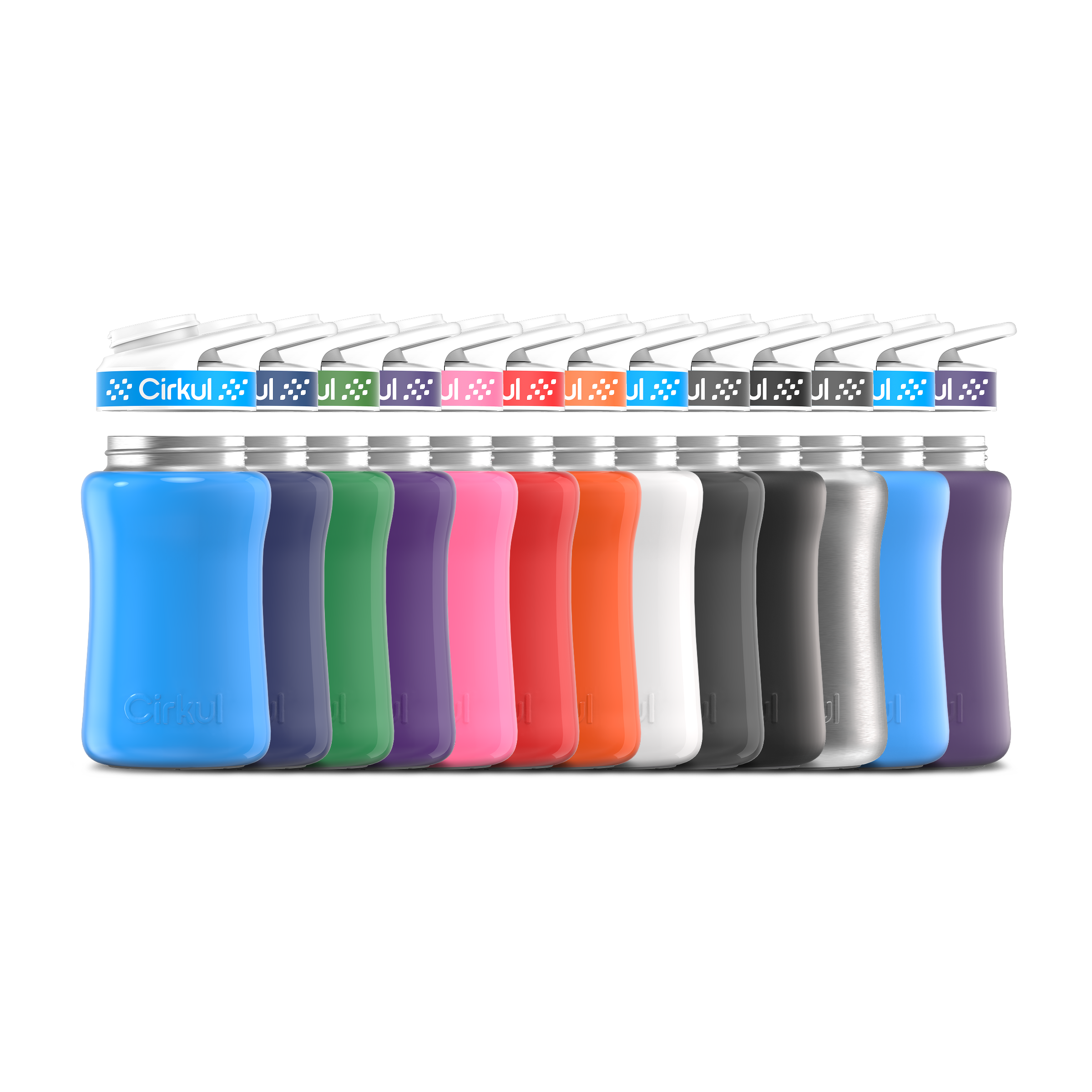 12oz. Stainless Steel Bottle & Comfort Grip Lid - Essential Fit