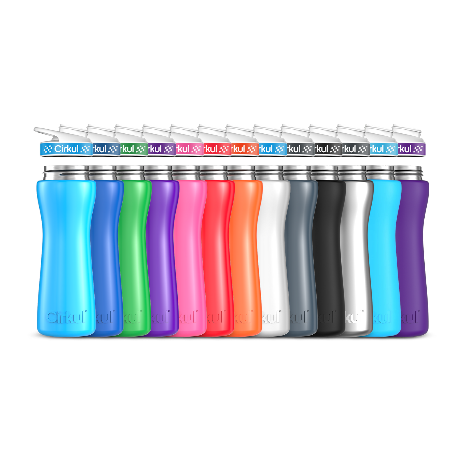 22oz. Stainless Steel Bottle & Comfort Grip Lid - Classic Grip