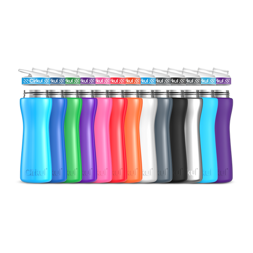 22oz. Stainless Steel Bottle & Comfort Grip Lid - Classic Grip