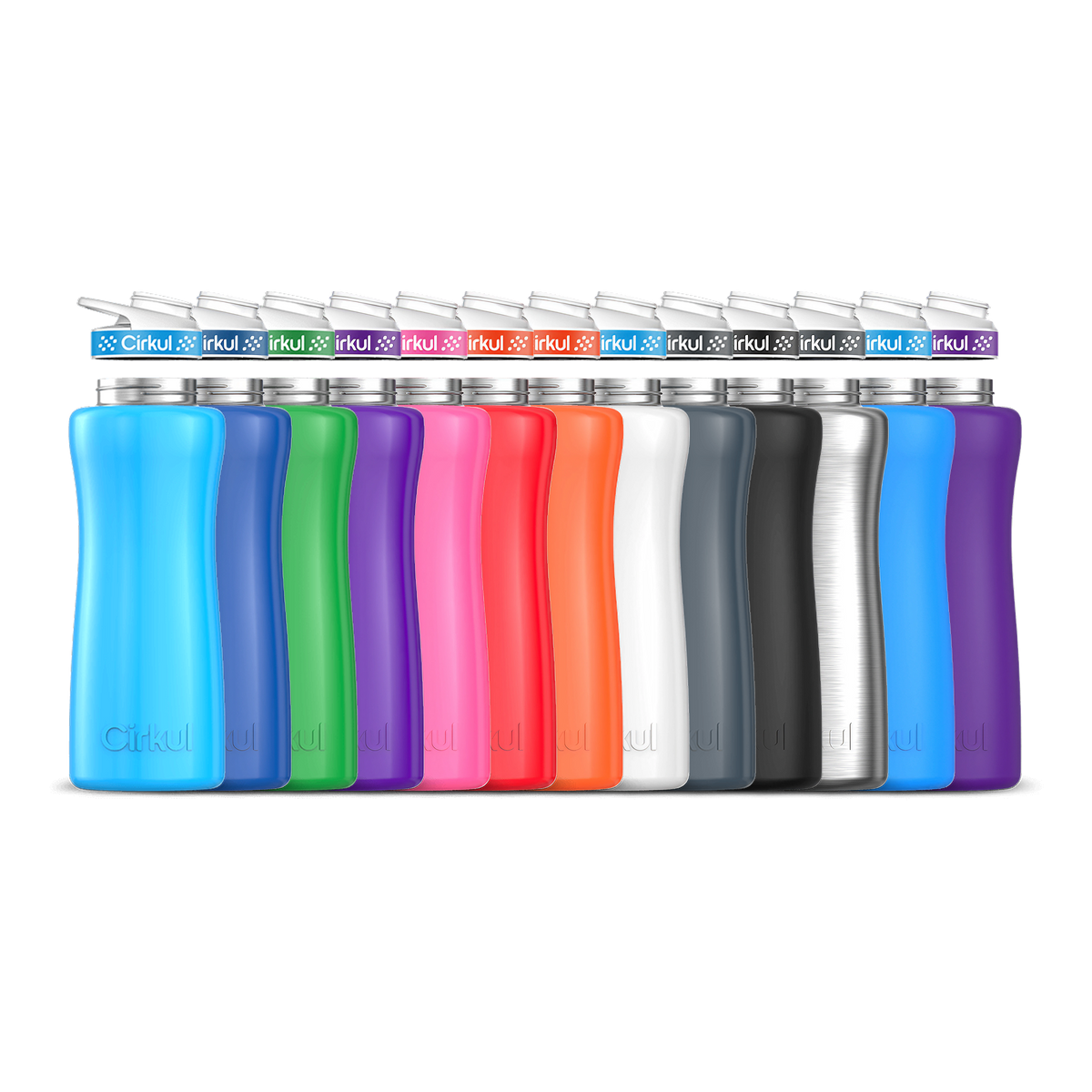 32oz. Stainless Steel Bottle & Comfort Grip Lid - Smooth Carry