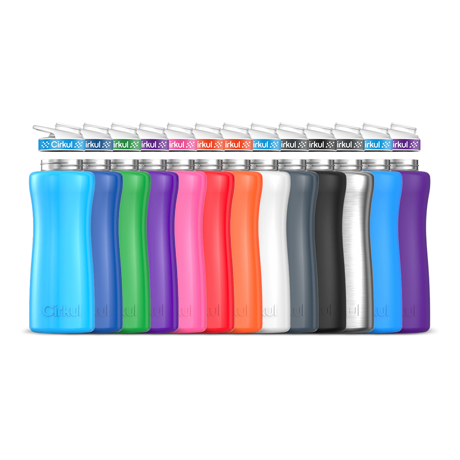 32oz. Stainless Steel Bottle & Comfort Grip Lid - Smooth Carry