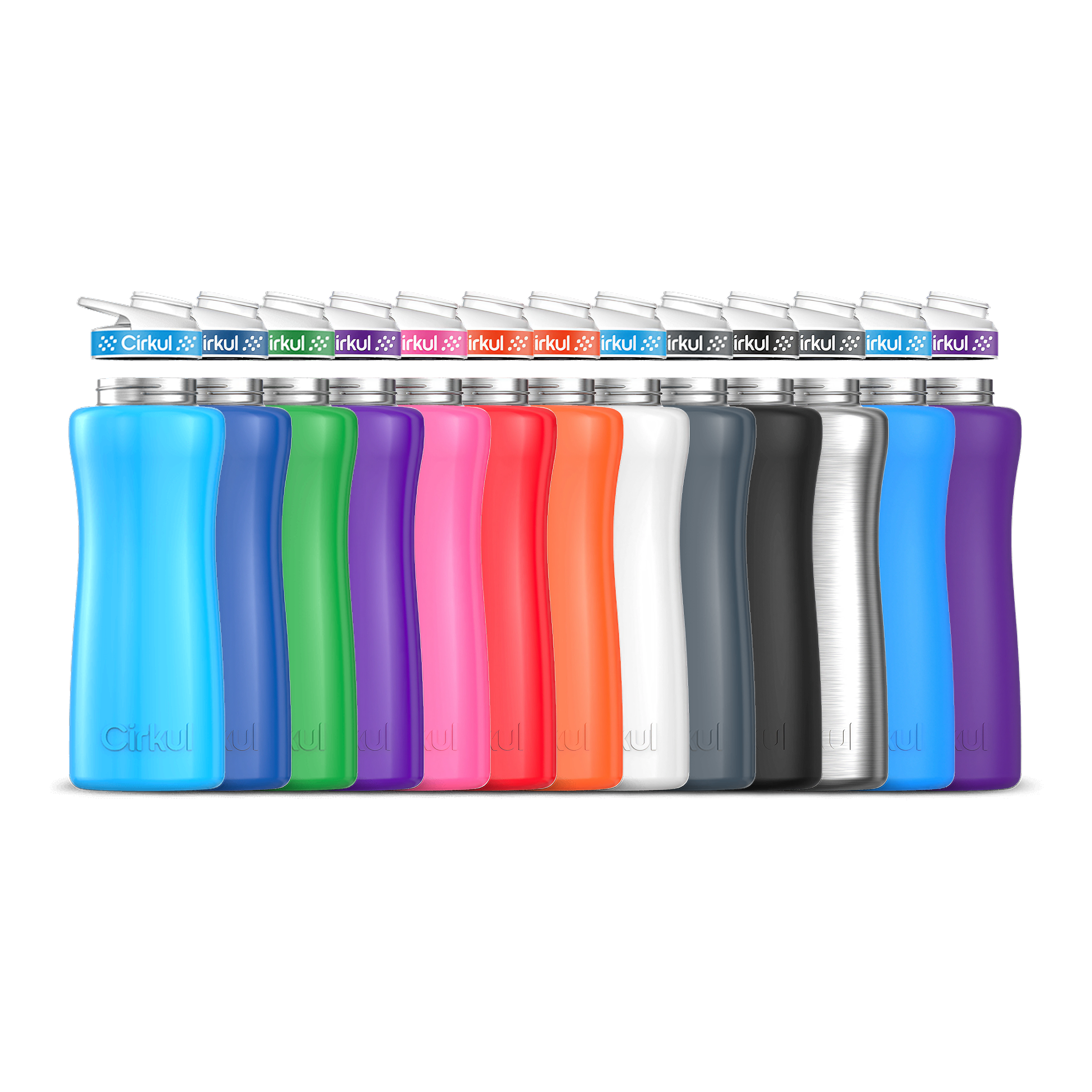 32oz. Stainless Steel Bottle & Comfort Grip Lid - Smooth Carry