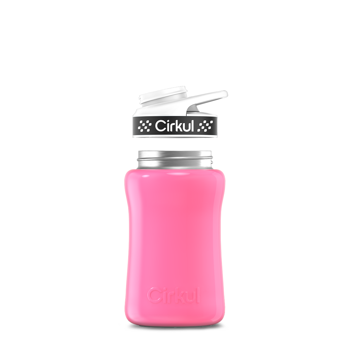 12oz. Stainless Steel Bottle & Comfort Grip Lid - Essential Fit