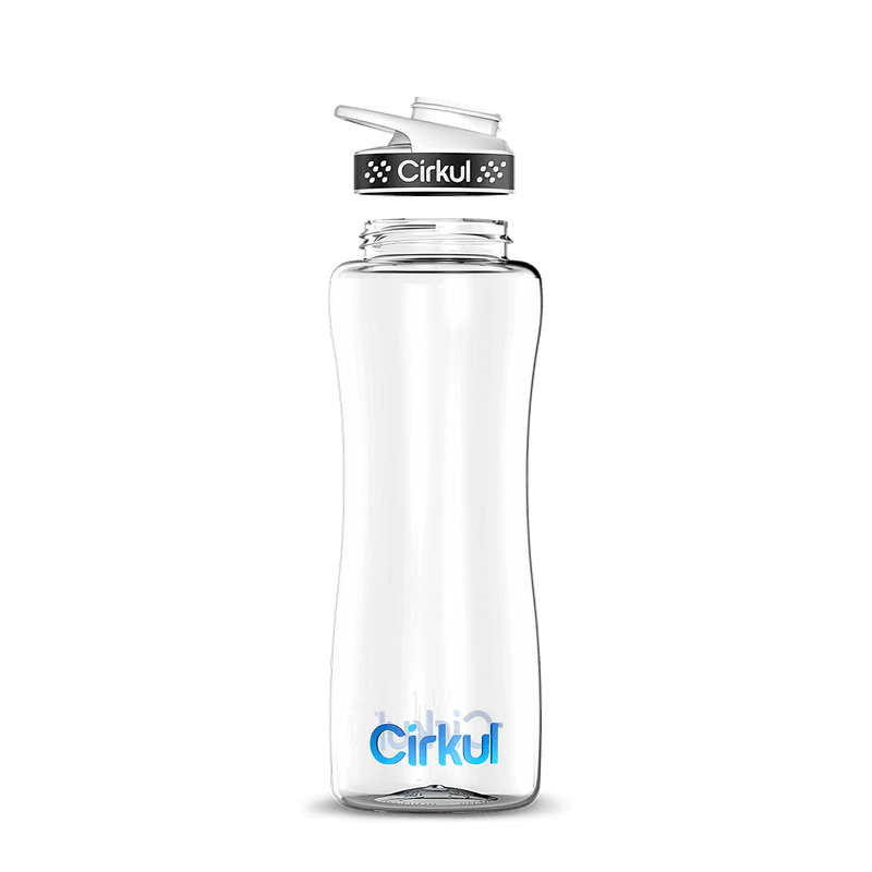 32oz. Plastic Bottle & Comfort Grip Lid - Simple Start