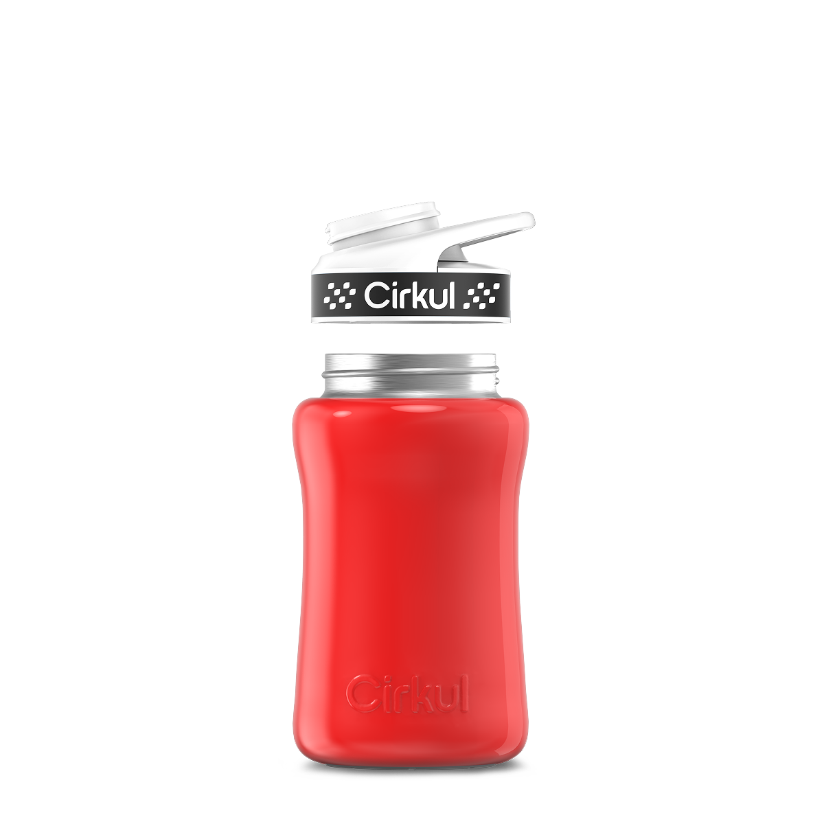 12oz. Stainless Steel Bottle & Comfort Grip Lid - Essential Fit
