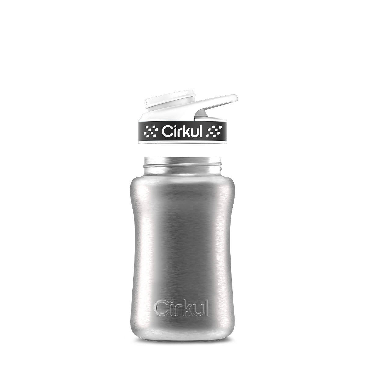 12oz. Stainless Steel Bottle & Comfort Grip Lid - Essential Fit