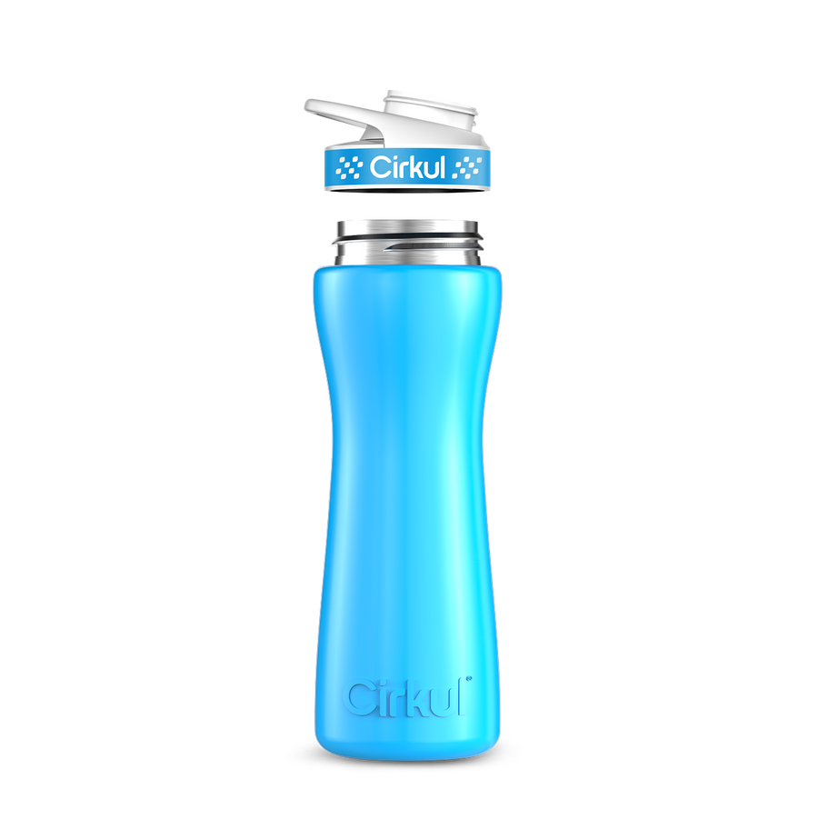 22oz. Stainless Steel Bottle & Comfort Grip Lid - Classic Grip