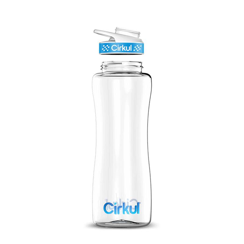 32oz. Plastic Bottle & Comfort Grip Lid - Simple Start