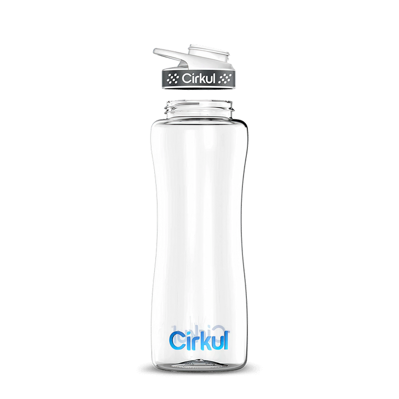 32oz. Plastic Bottle & Comfort Grip Lid - Simple Start