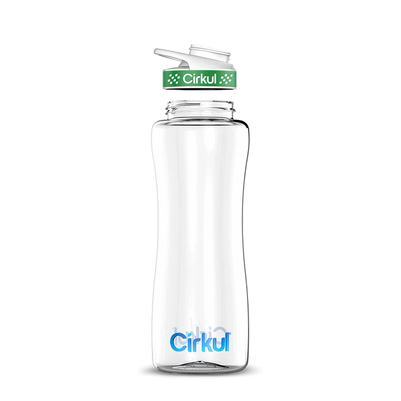 32oz. Plastic Bottle & Comfort Grip Lid - Simple Start