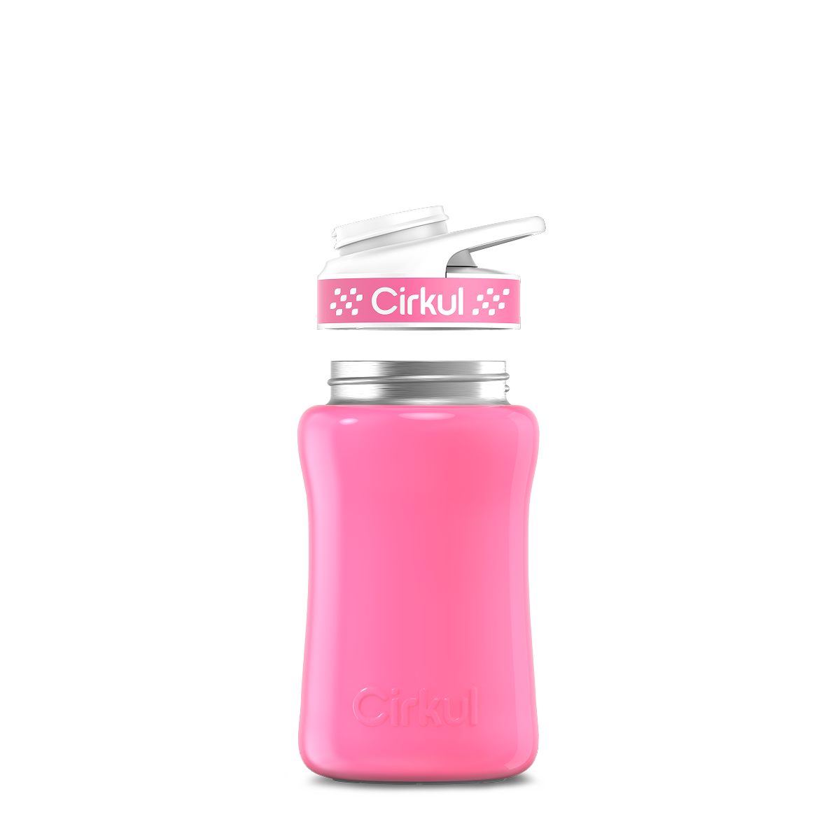 12oz. Stainless Steel Bottle & Comfort Grip Lid - Essential Fit