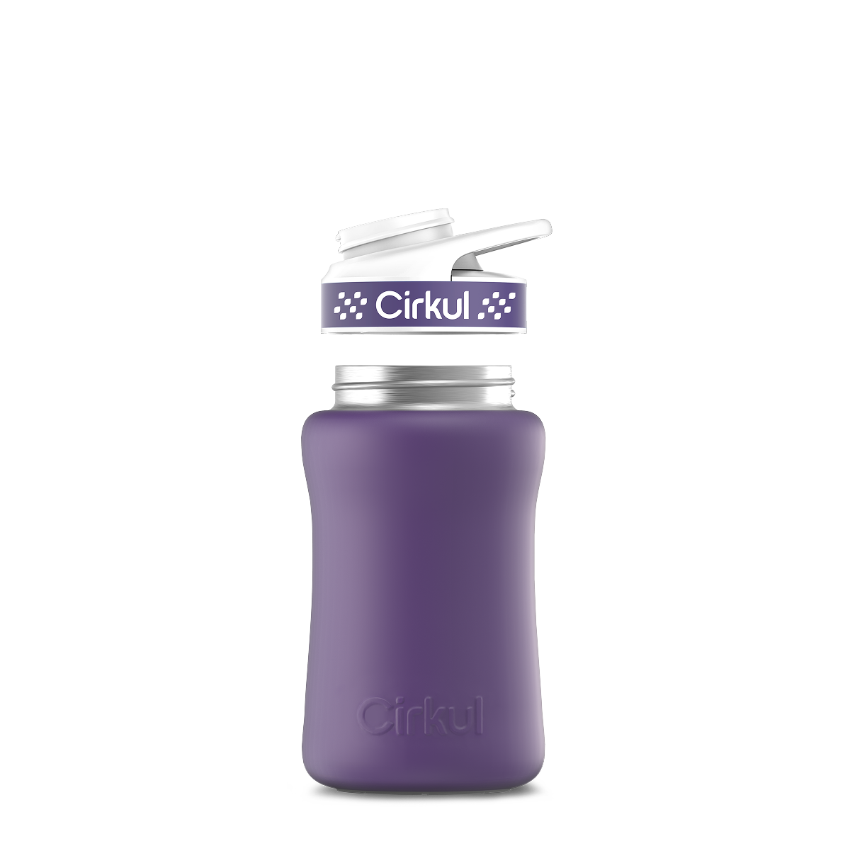 12oz. Stainless Steel Bottle & Comfort Grip Lid - Essential Fit