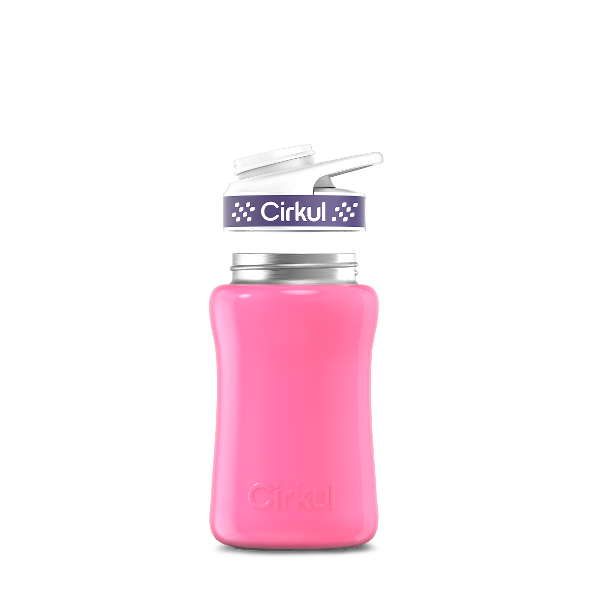 12oz. Stainless Steel Bottle & Comfort Grip Lid - Essential Fit