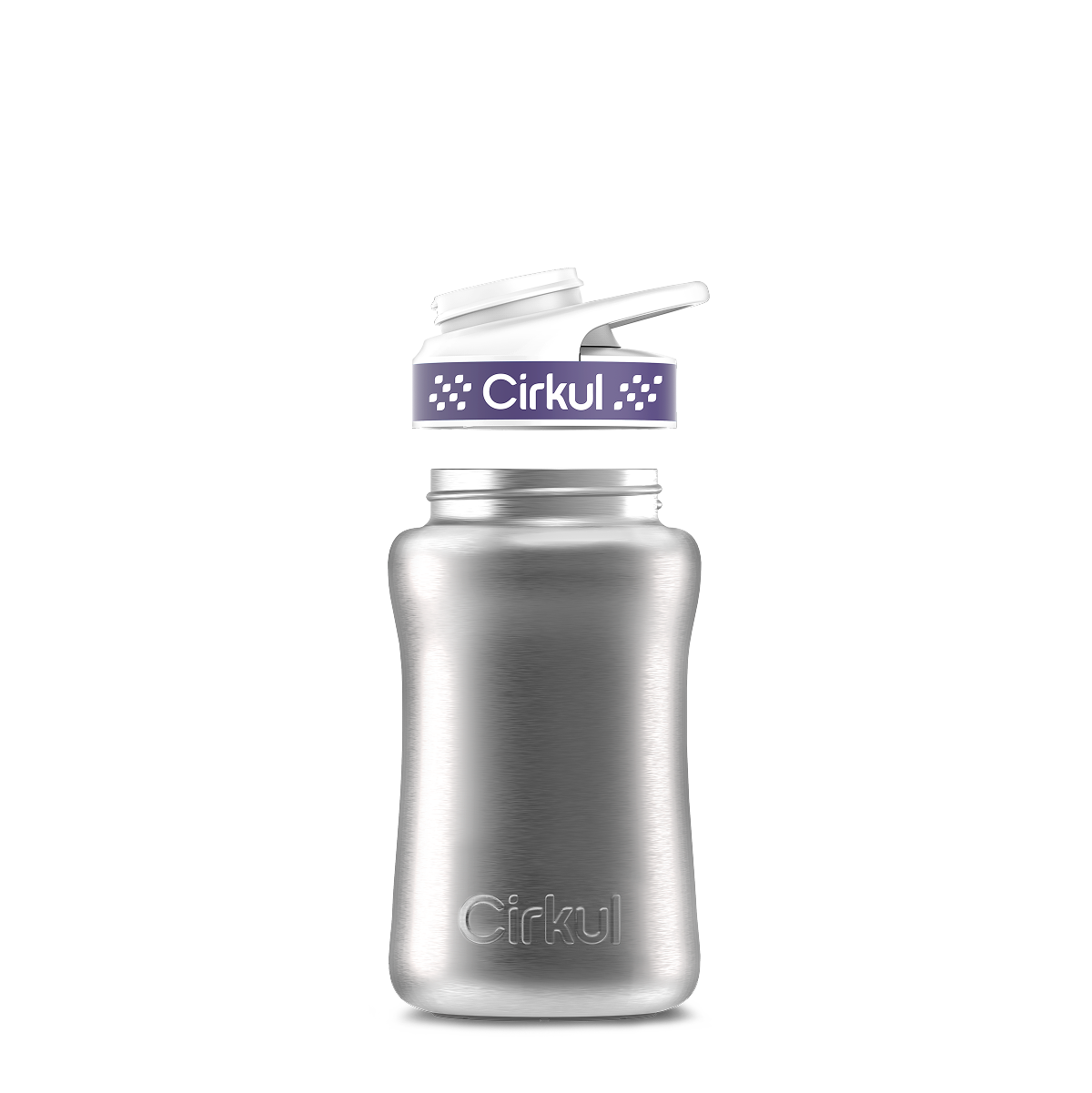 12oz. Stainless Steel Bottle & Comfort Grip Lid - Essential Fit