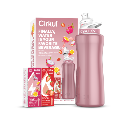 32oz. Rose Gold Stainless Steel Bottle Starter Kit - Daily Carry