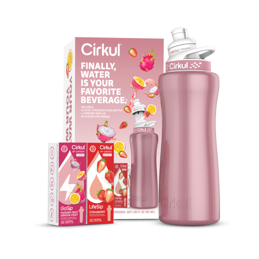 32oz. Rose Gold Stainless Steel Bottle Starter Kit - Daily Carry