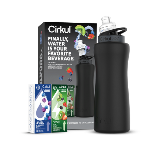 32oz. Matte Black Stainless Steel Bottle Starter Kit - Easy Start