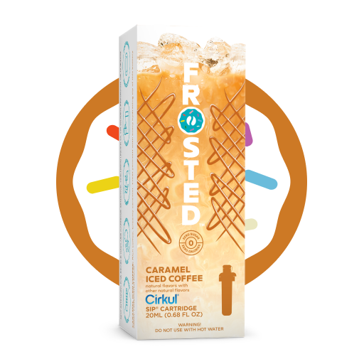 Frosted Caramel Iced Coffee - Cozy Cup