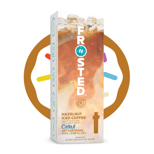 Frosted Hazelnut Iced Coffee - Daily Brew