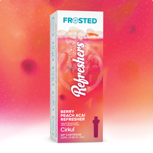 Frosted Berry Peach Acai Refresher - Fresh Cup