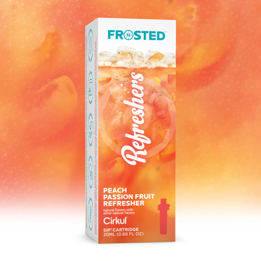 Frosted Peach Passion Fruit Refresher - Easy Blend