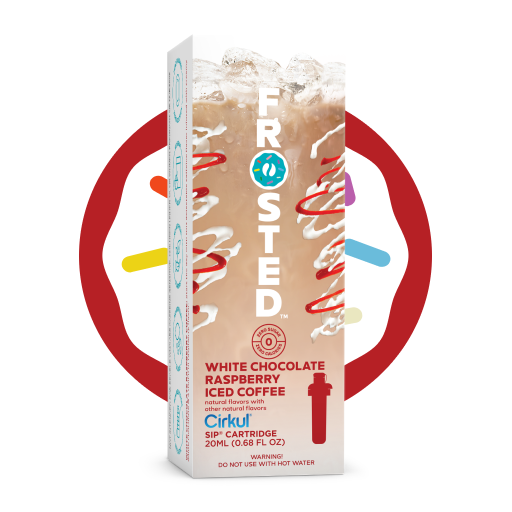 Frosted White Chocolate Raspberry Iced Coffee - Home Cup